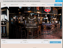 Tablet Screenshot of motel-oostvoorne.nl